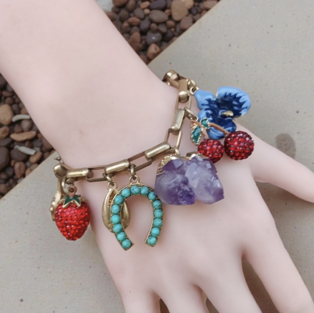 🍒RARE ZARA MultiCharm Bracelet